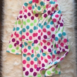 Girls Polka Dot Robe