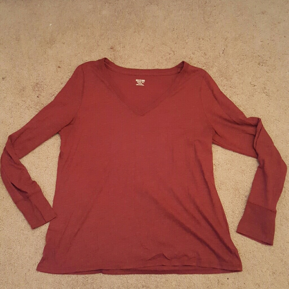 Long sleeve v neck