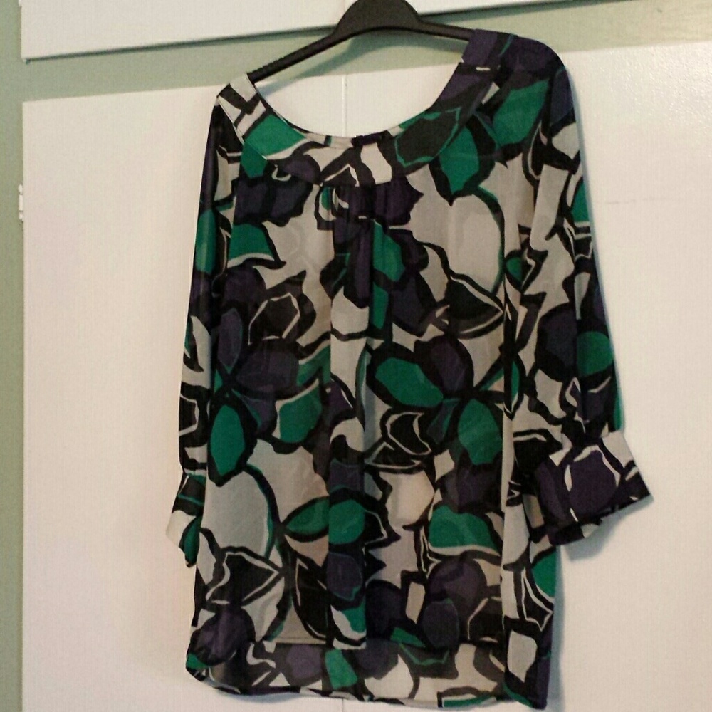 Worthington XL Sheer Blouse