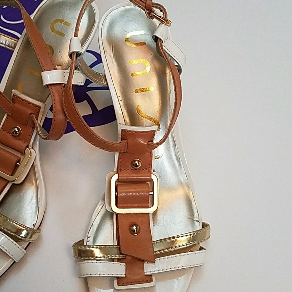 Unisa strappy heeled sandals. NWOT - Picture 2 of 6