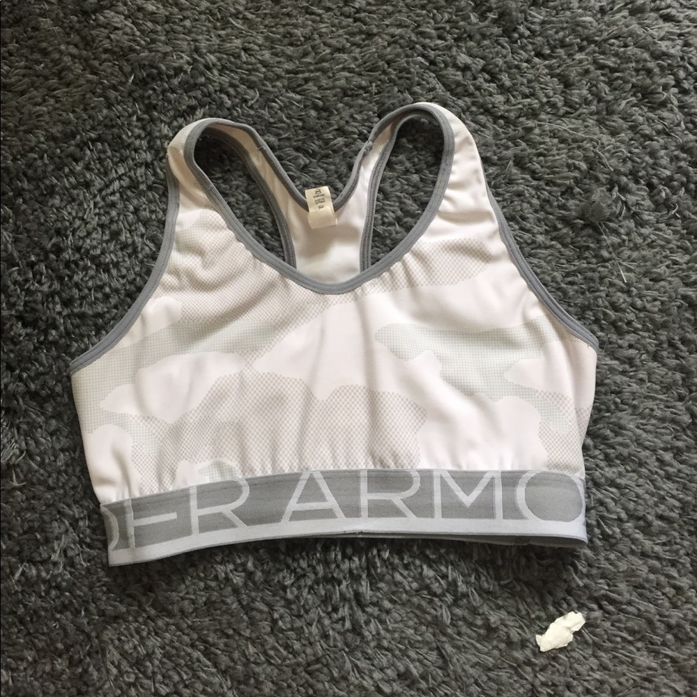 under armour compression sports bra