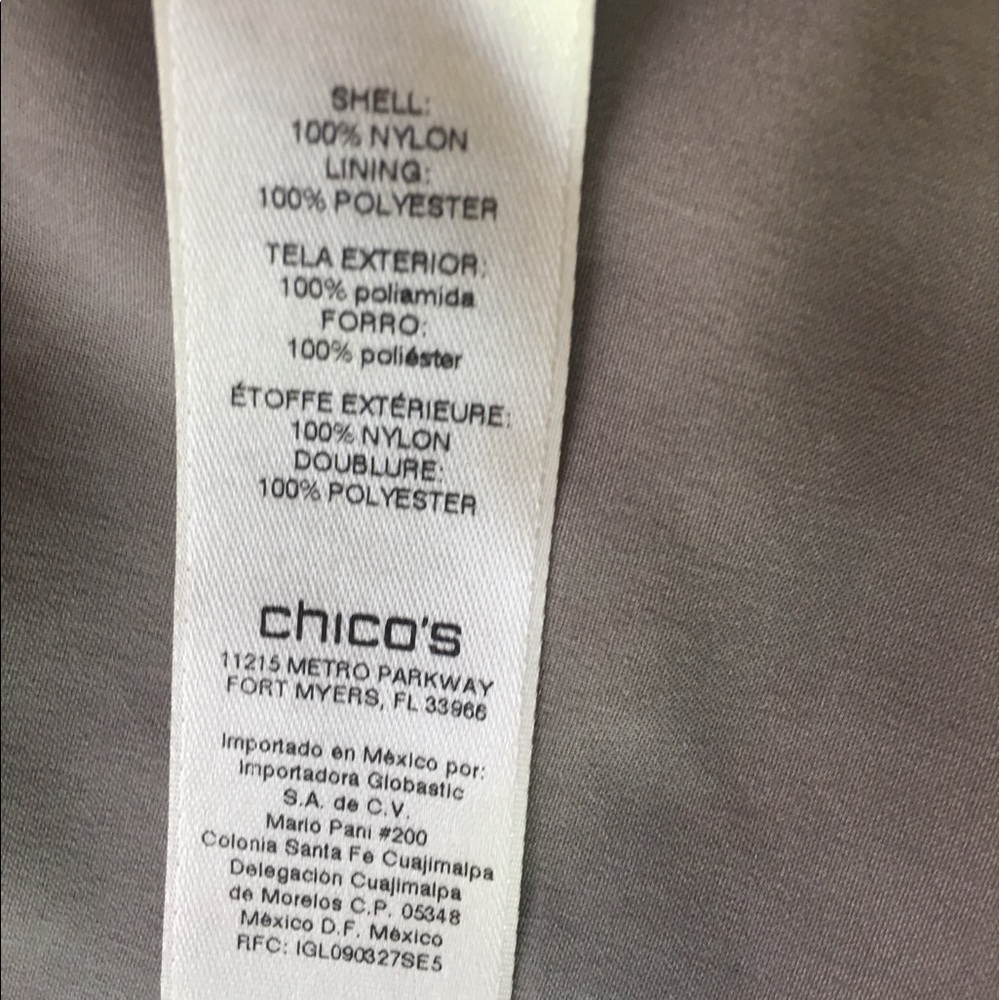 CHICO'S grey lace lightweight blazer w/pockets EUC - Picture 5 of 8