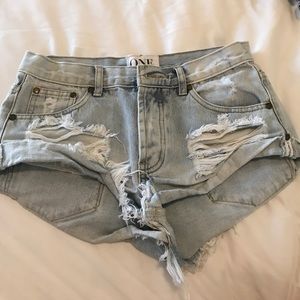 Jean shorts