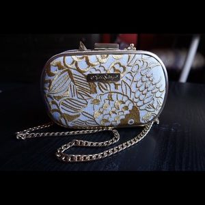 Gold Embroidered Clutch