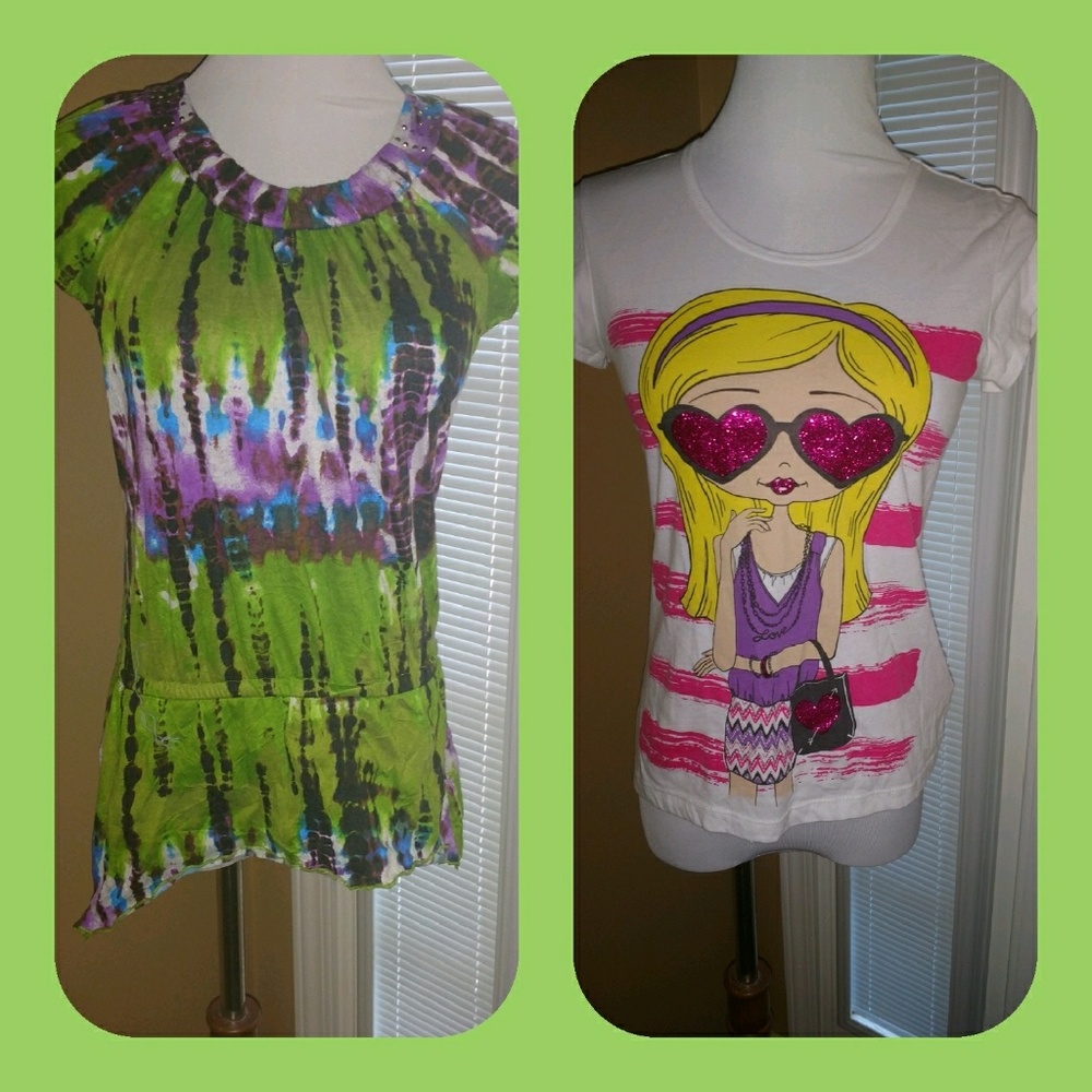 Two 10/12 girls tops