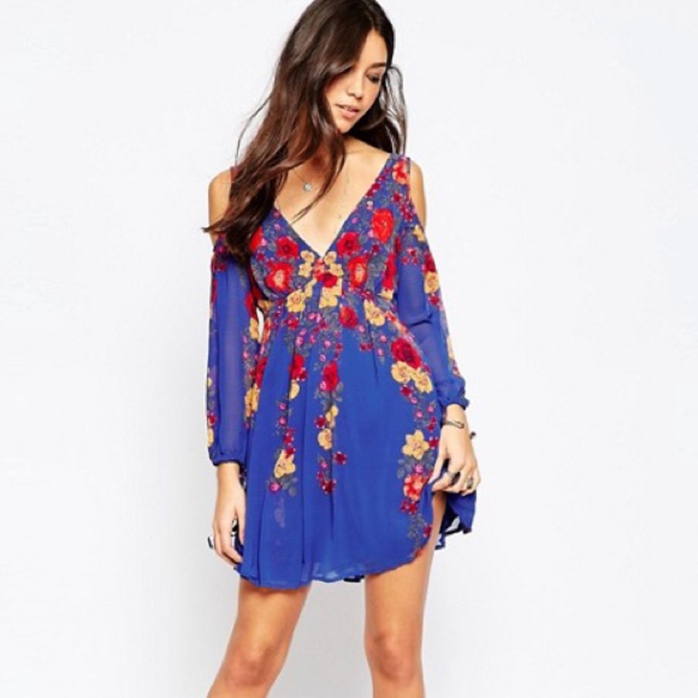 Free People Penny Love Cold shoulder dress