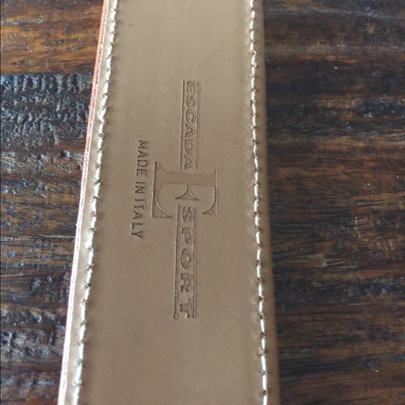 Escada brown belt, length 34" - Picture 2 of 2