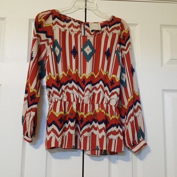Alythea long sleeve aztec print top - Picture 1 of 3