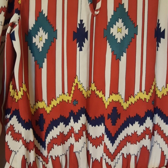 Alythea long sleeve aztec print top - Picture 3 of 3