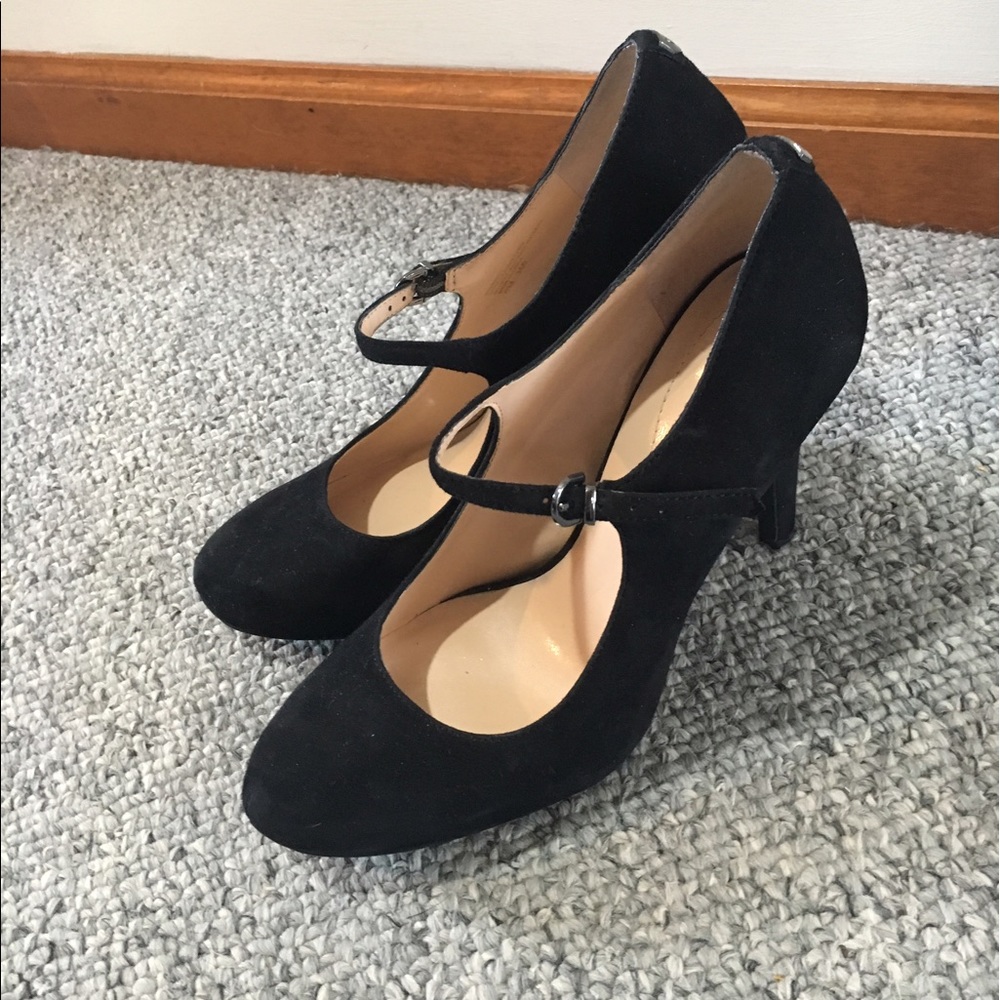 Guess Black Suede Heels
