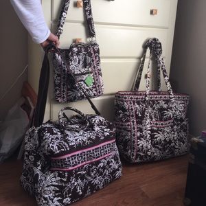 Vera Bradley travel set