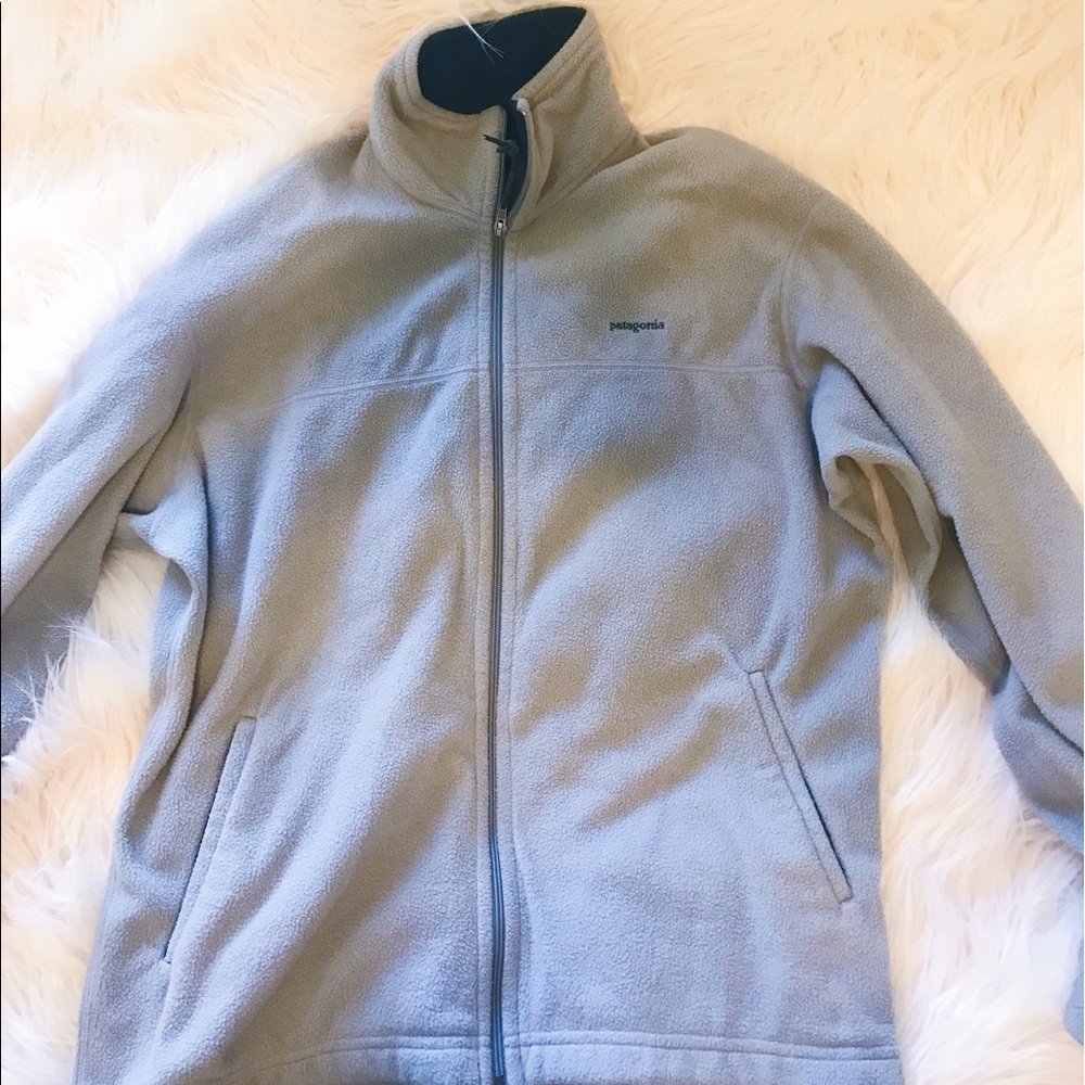 Grey Patagonia Fleece Zip Up