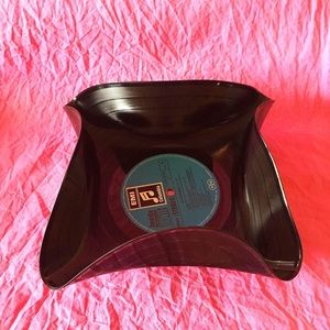 Vinyl record bowl for jewelry SOLD