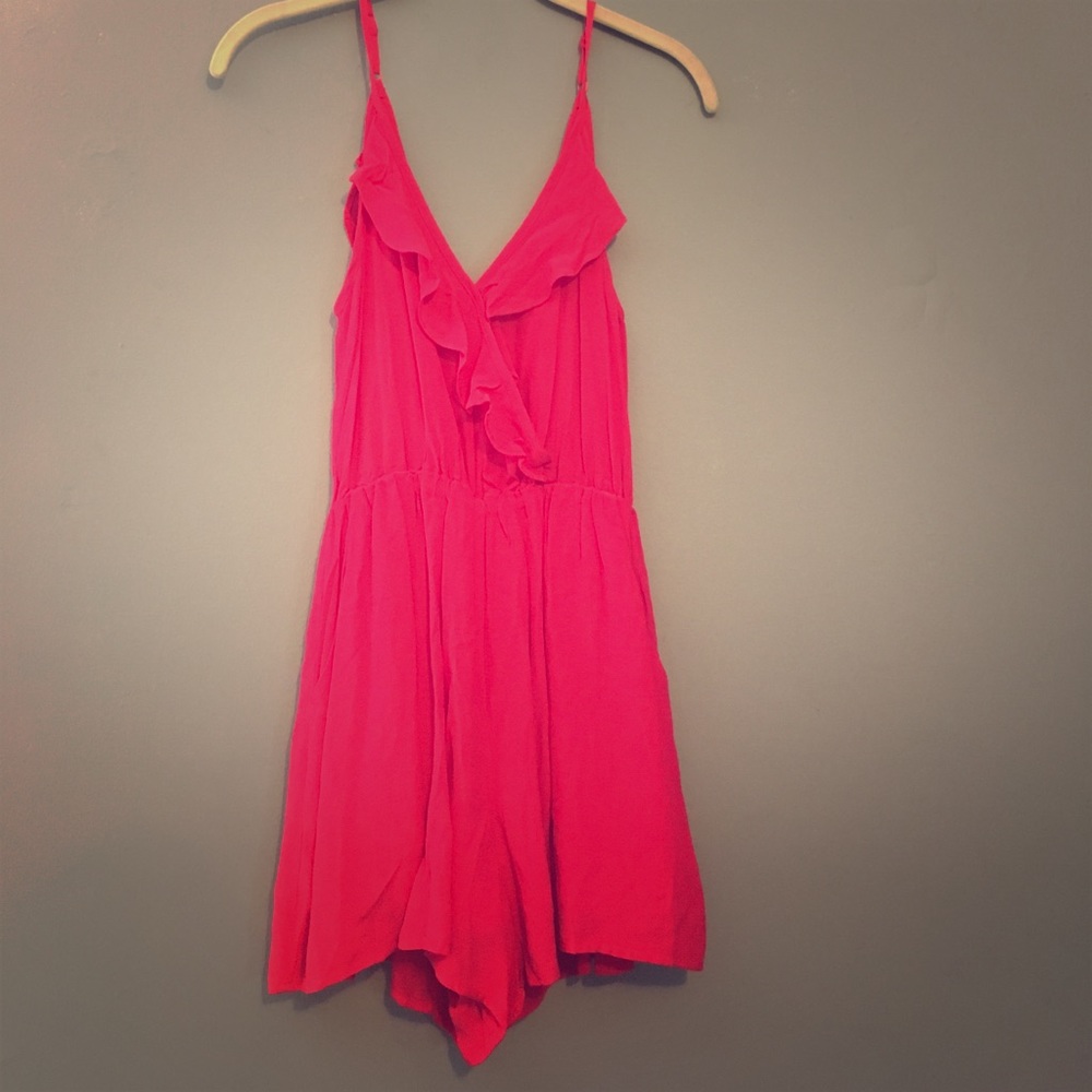 Fuchsia pink romper NWT