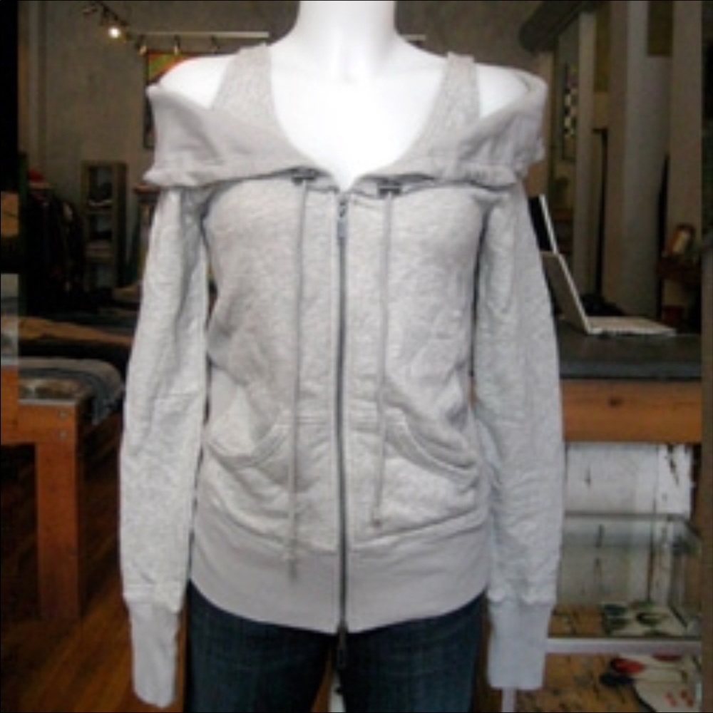 Free People zipped sweater
