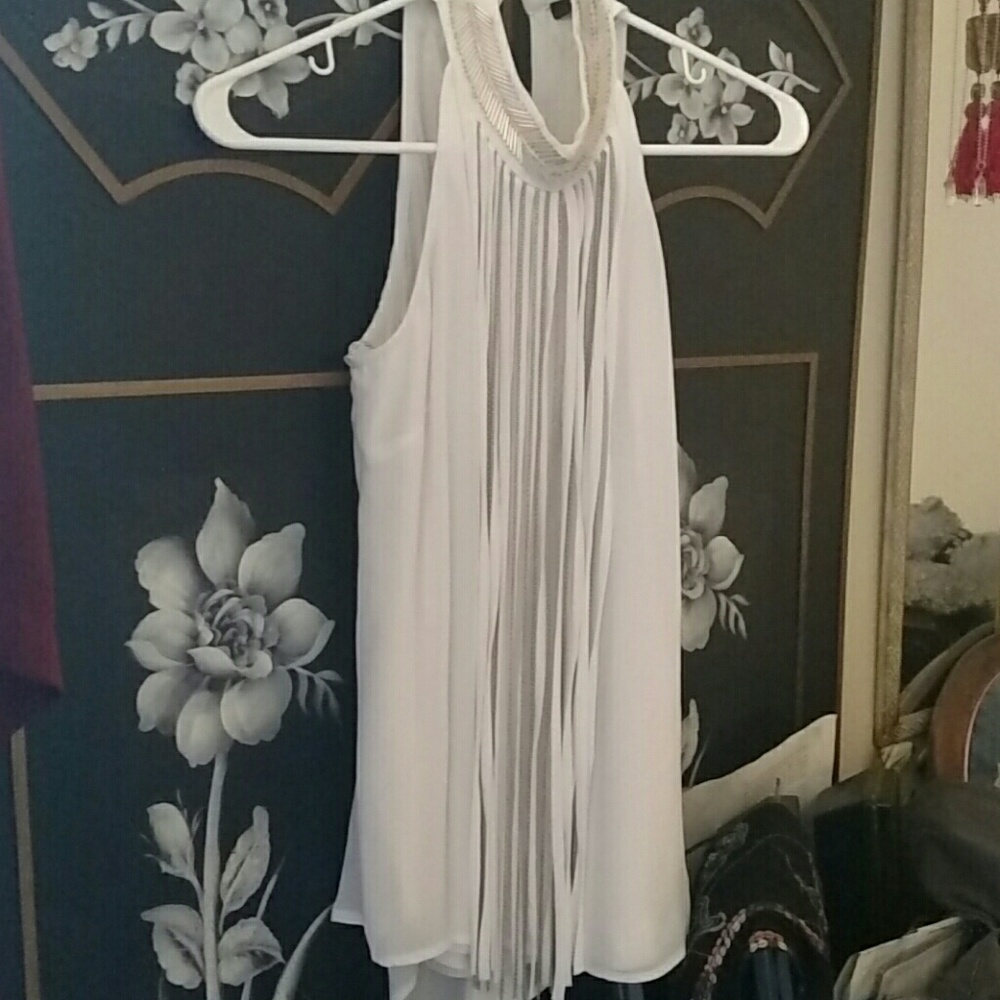 XoXo white chiffon blouse