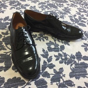 Madewell Black Leather "Keaton" Oxfords Size 11