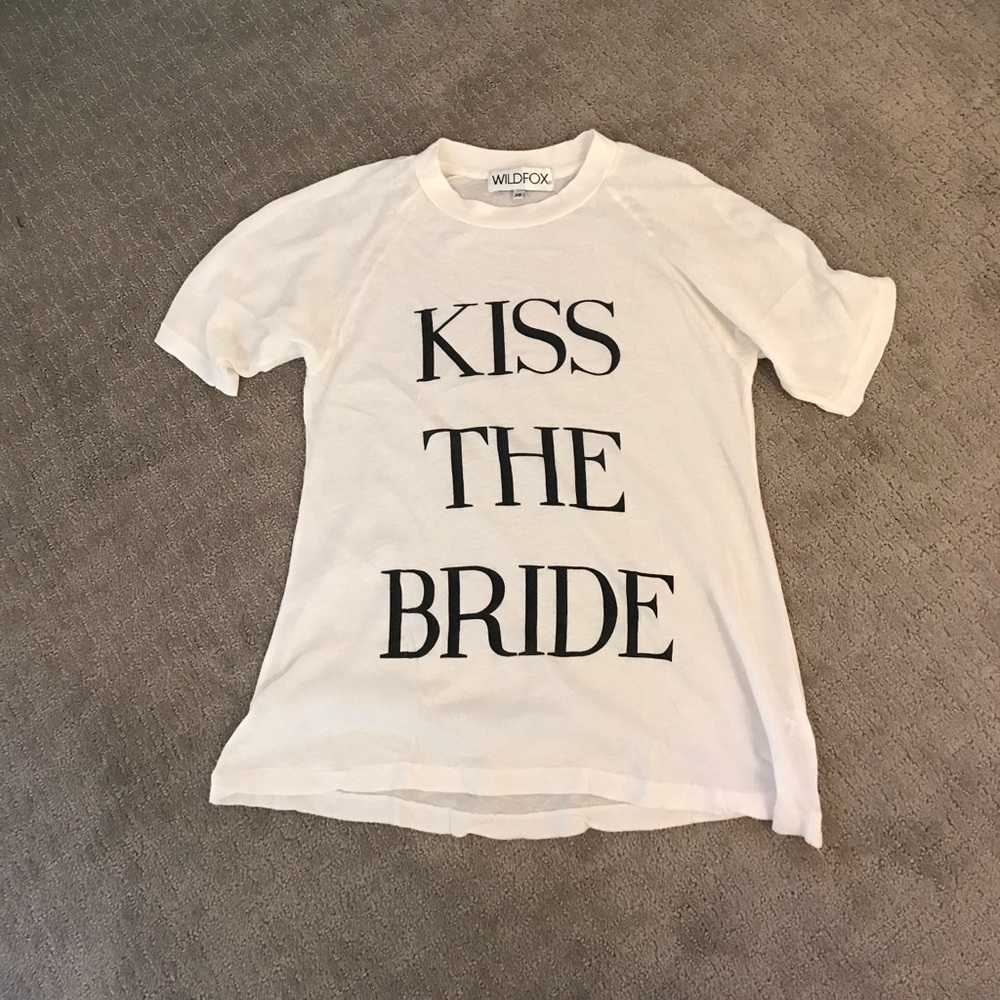 Wildfox "Kiss the Bride" tee