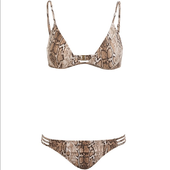 Melissa Odabash Bali Bikini (Beige Snake) - Picture 4 of 4