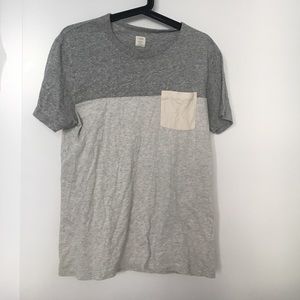 J.Crew Color block Pocket tee