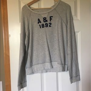 Gray Abercrombie Crewneck