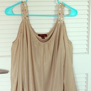 NWT Thali Sodi brown off-shoulder shirt