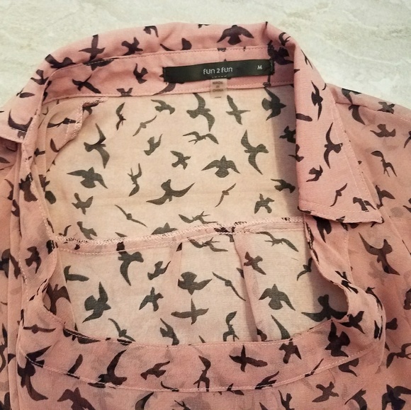 Fun2Fun Sheer Top - Picture 2 of 5