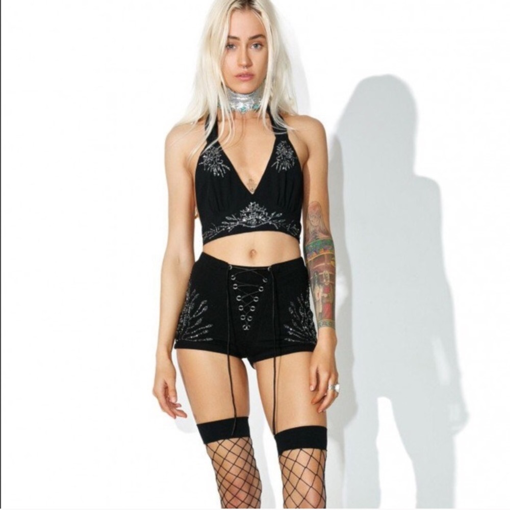 Current Mood Moonflower Beaded 2 Piece Set