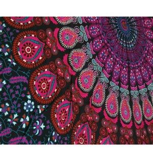 Boho bohemian wall hanging tapestry