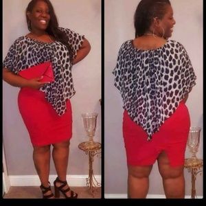 Plus size Bow tie skirt