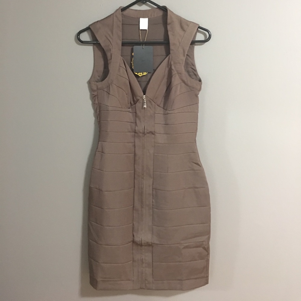 Chocolate Bodycon Dress (S, M, L)