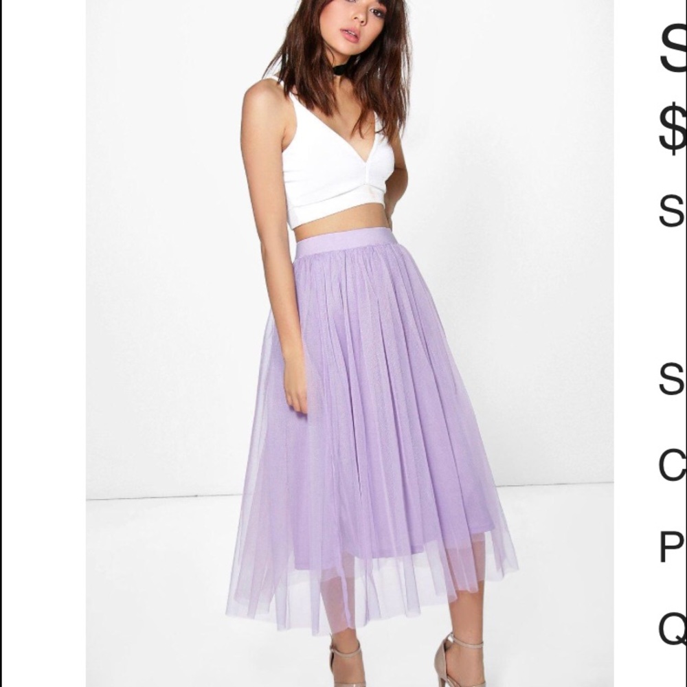 🌺SOLD 🌸Lavender Tulle Skirt
