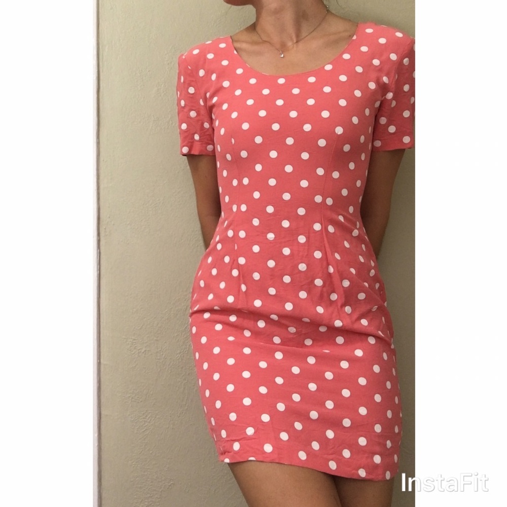 Boutique vintage polka dot dress