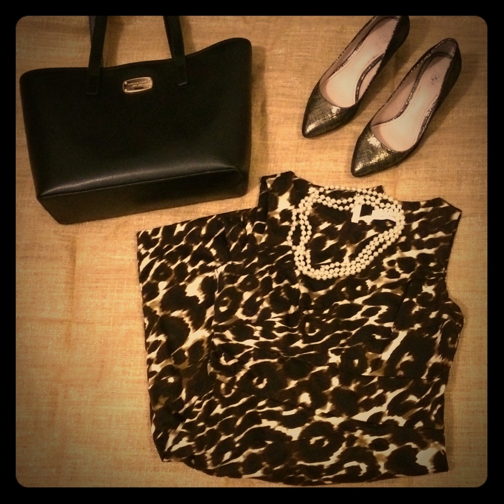 Calvin Klein dress animal print