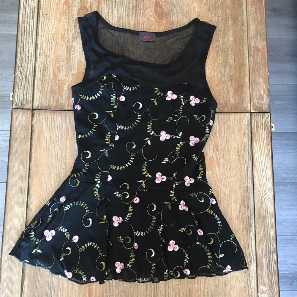 Floral Peplum Blouse