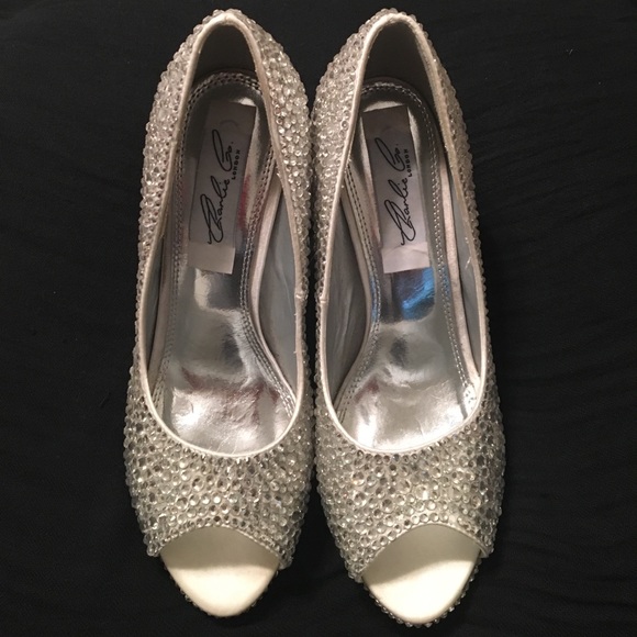 Charlie Co. London clear Rhinestone Heels - Picture 5 of 6