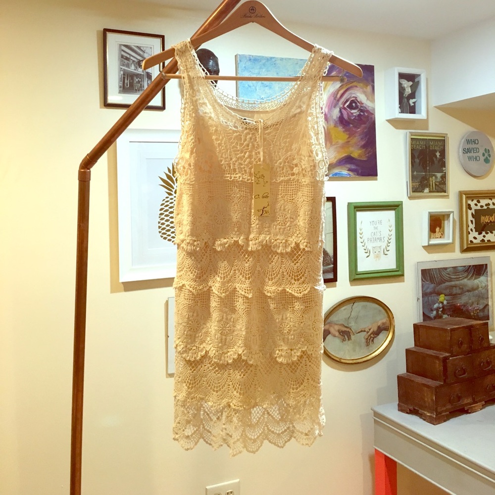 NWT Crochet Dress