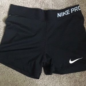 Nike pro compression shorts