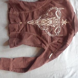 J & Co Brown Women's Jacket