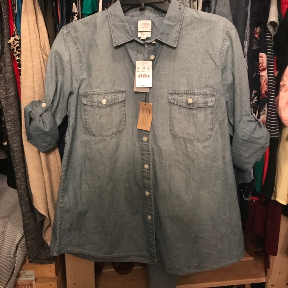 NWT JCREW DENIM SHIRT *final*