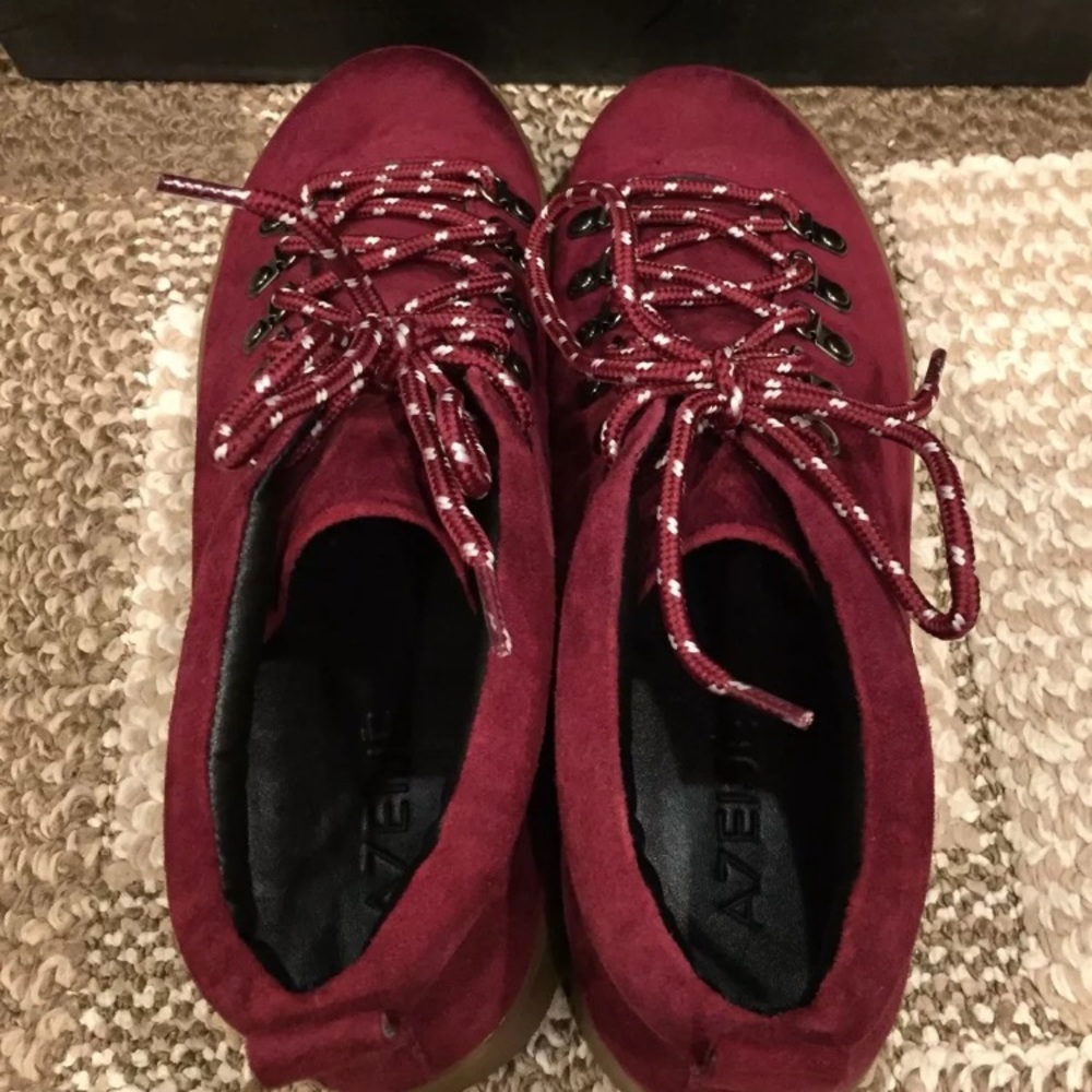 Atelje 71 eden mid top waxy suede platform sneaker - Picture 3 of 8