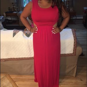 BCBG Red Gown