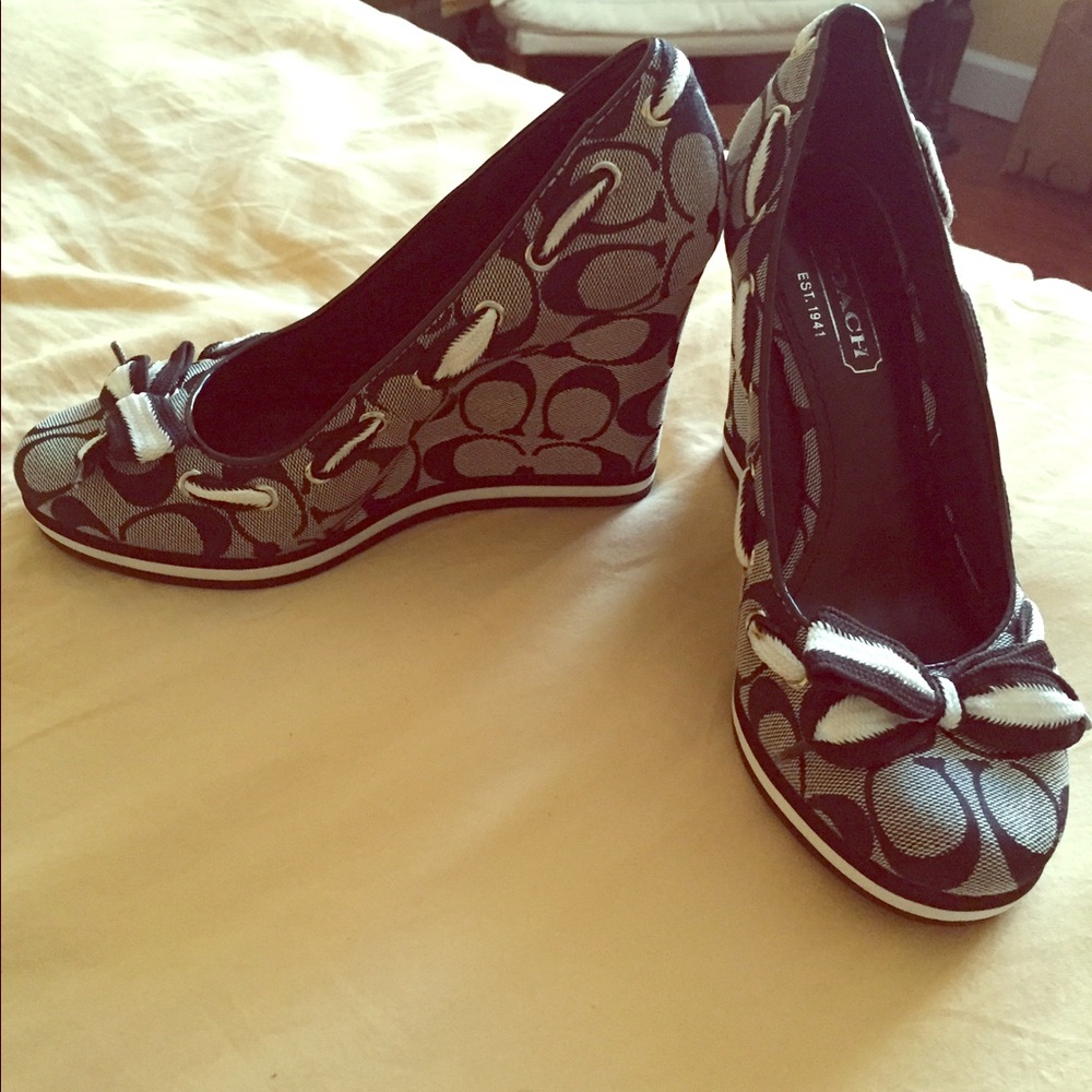 Coach wedges