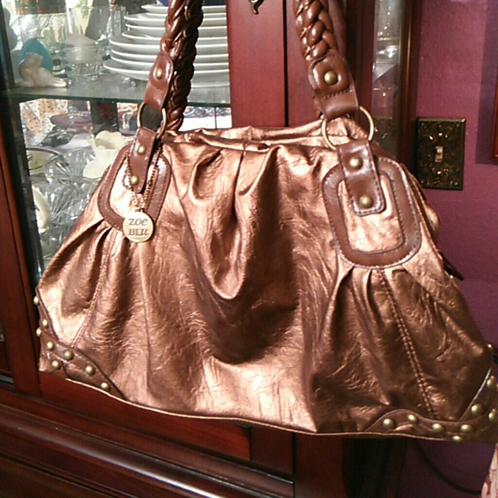 Feux leather  satchel
