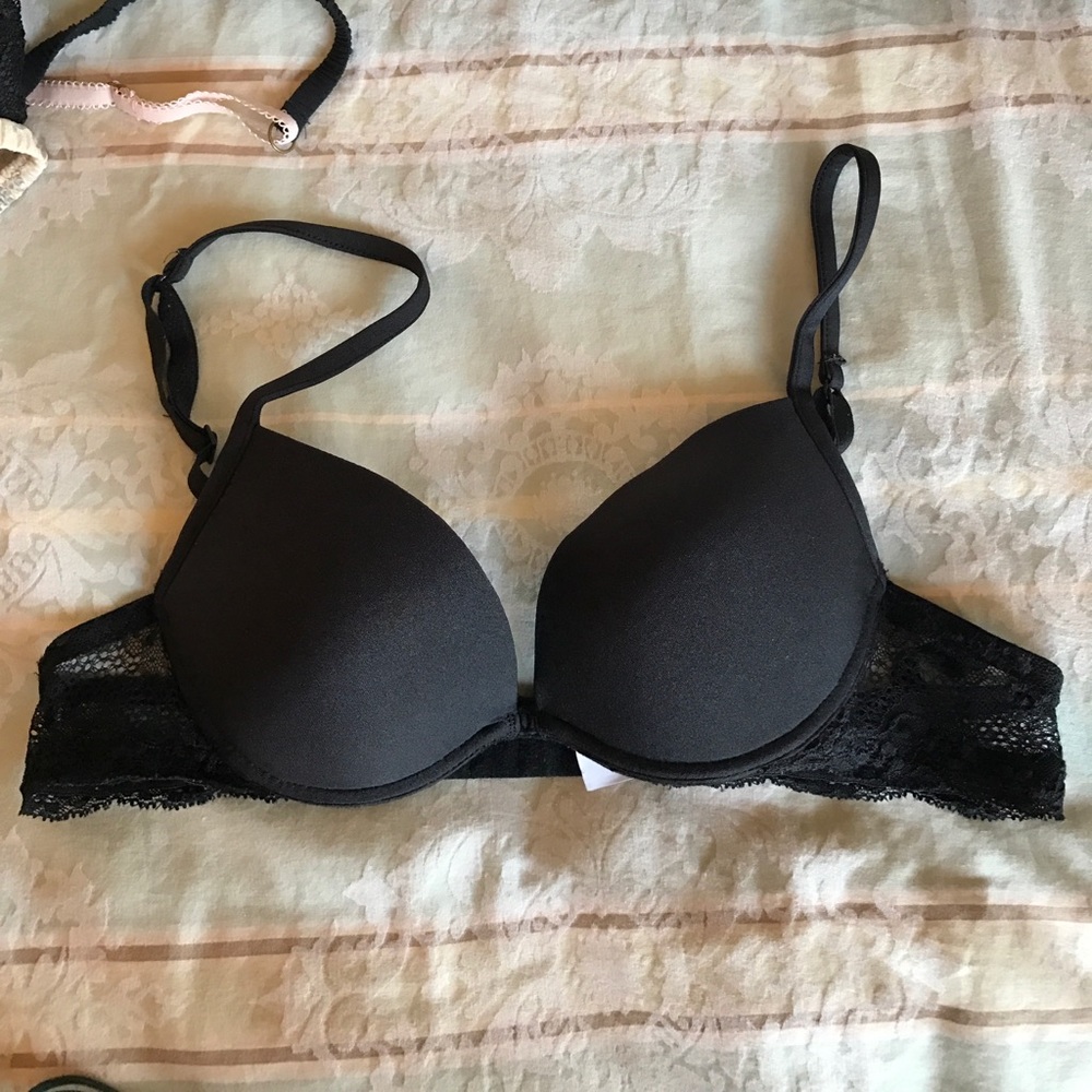 Intimissimi black lace band bra