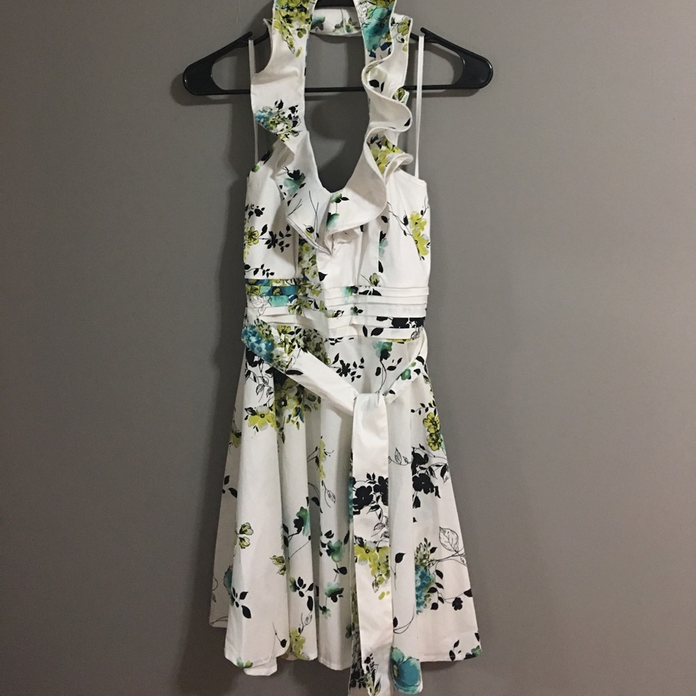 Floral Linen Summer  Dress (S, M, L)