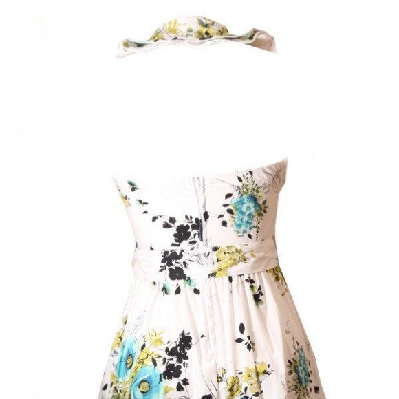 Floral Linen Summer Dress (S, M, L) - Picture 4 of 7
