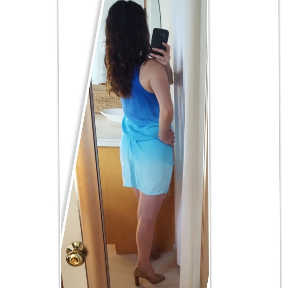Young Fabulous & Broke Tinsley Blue Ombre Dress XS - Picture 3 of 8