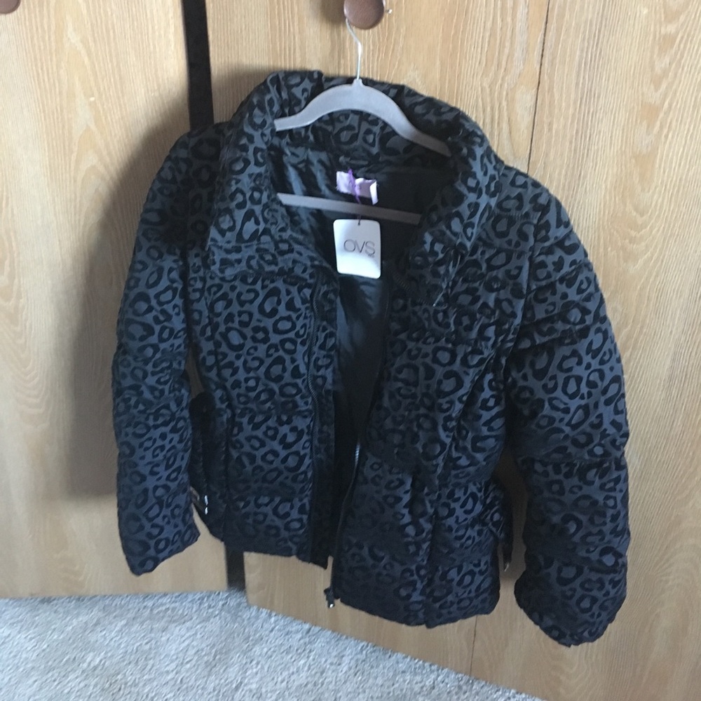 Leopard print, winter coat, from Italy 🇮🇹