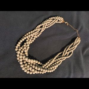 Grey Beaded Necklace